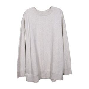 GOODFELLOW & CO Heather Beige Crew Neck Sweatshirt Long Sleeve Men's 3XL